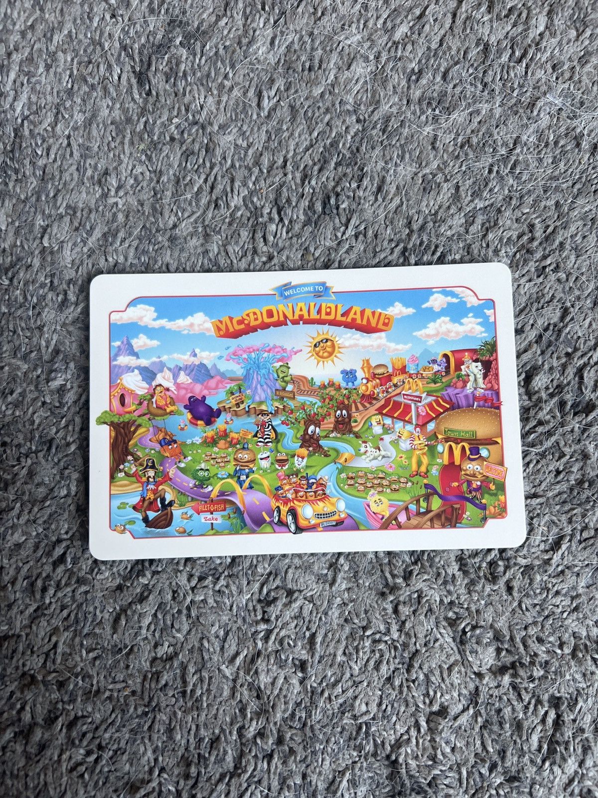 Hypebeast 2025 McDonald’s Welcome To McDonaldland Post Card Size ONE SIZE - 1 Thumbnail