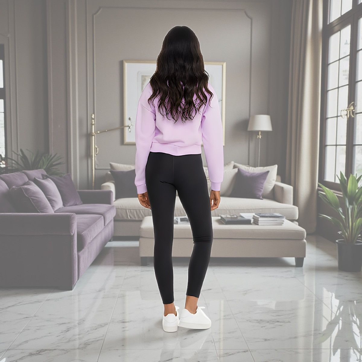 Under Armour Under Armour Lavender Women’s Rival Fleece Crop Hoodie Sz XL Size XL / US 12-14 / IT 48-50 - 4 Thumbnail