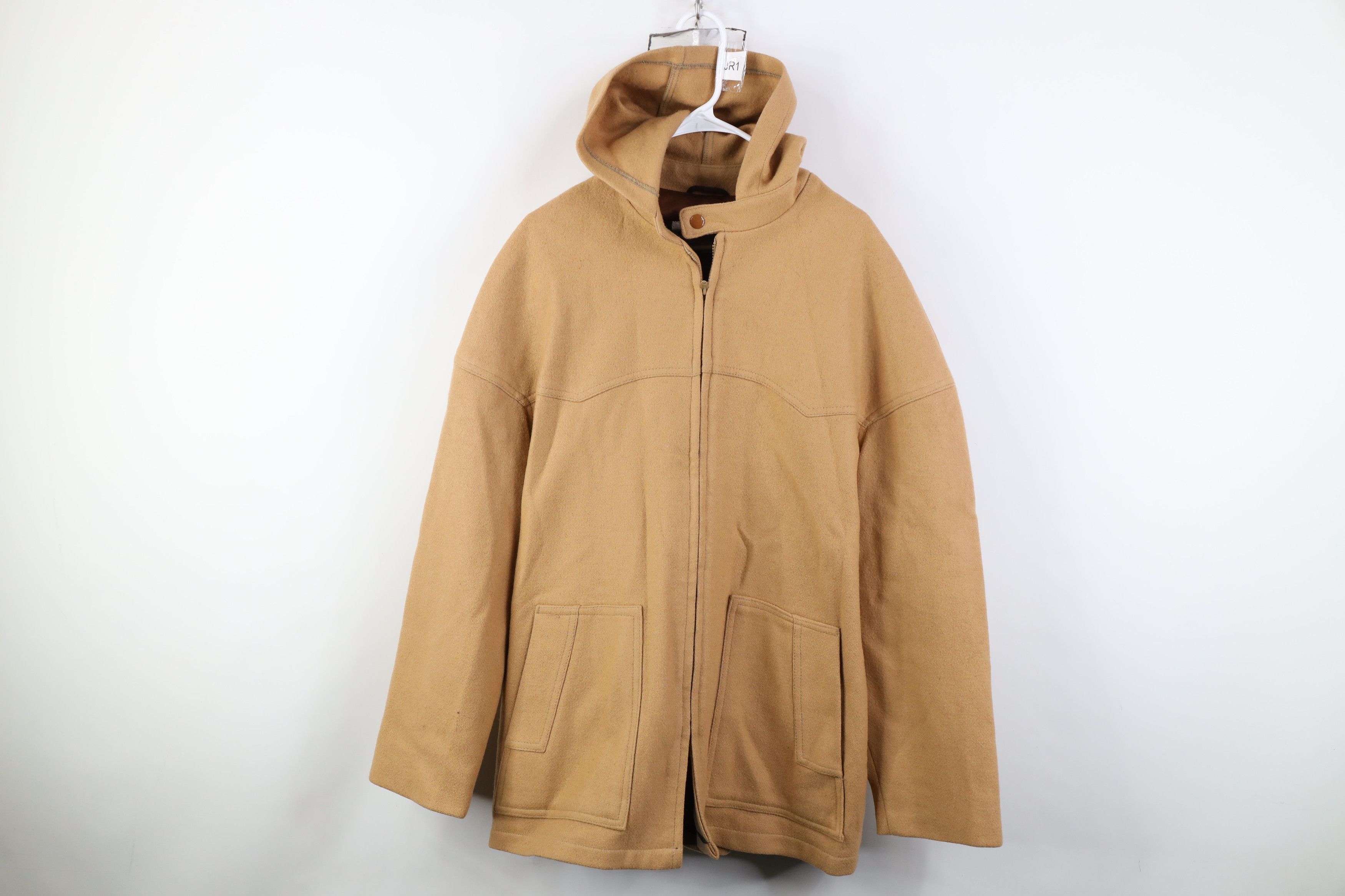 Vintage Vintage 60s 70s Streetwear Blend Hooded Western Jacket USA Size US XXL / EU 58 / 5 - 1 Thumbnail