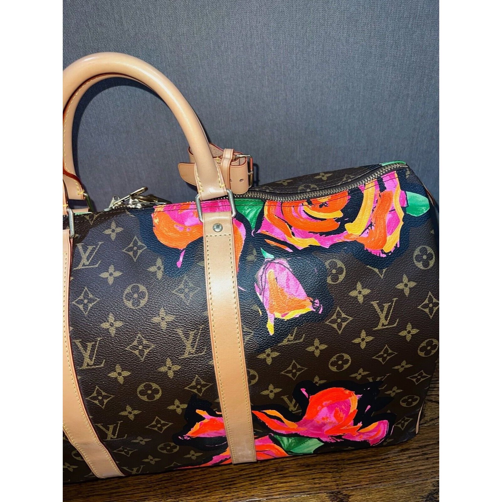 Louis Vuitton Louis Vuitton Roses Monogram Logo Monogram Travel Bag Size ONE SIZE - 2 Thumbnail