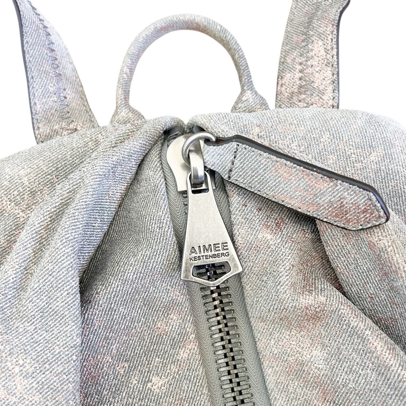 Other Aimee Kestenberg Denim Metallic Tamitha Backpack Size ONE SIZE - 2 Thumbnail