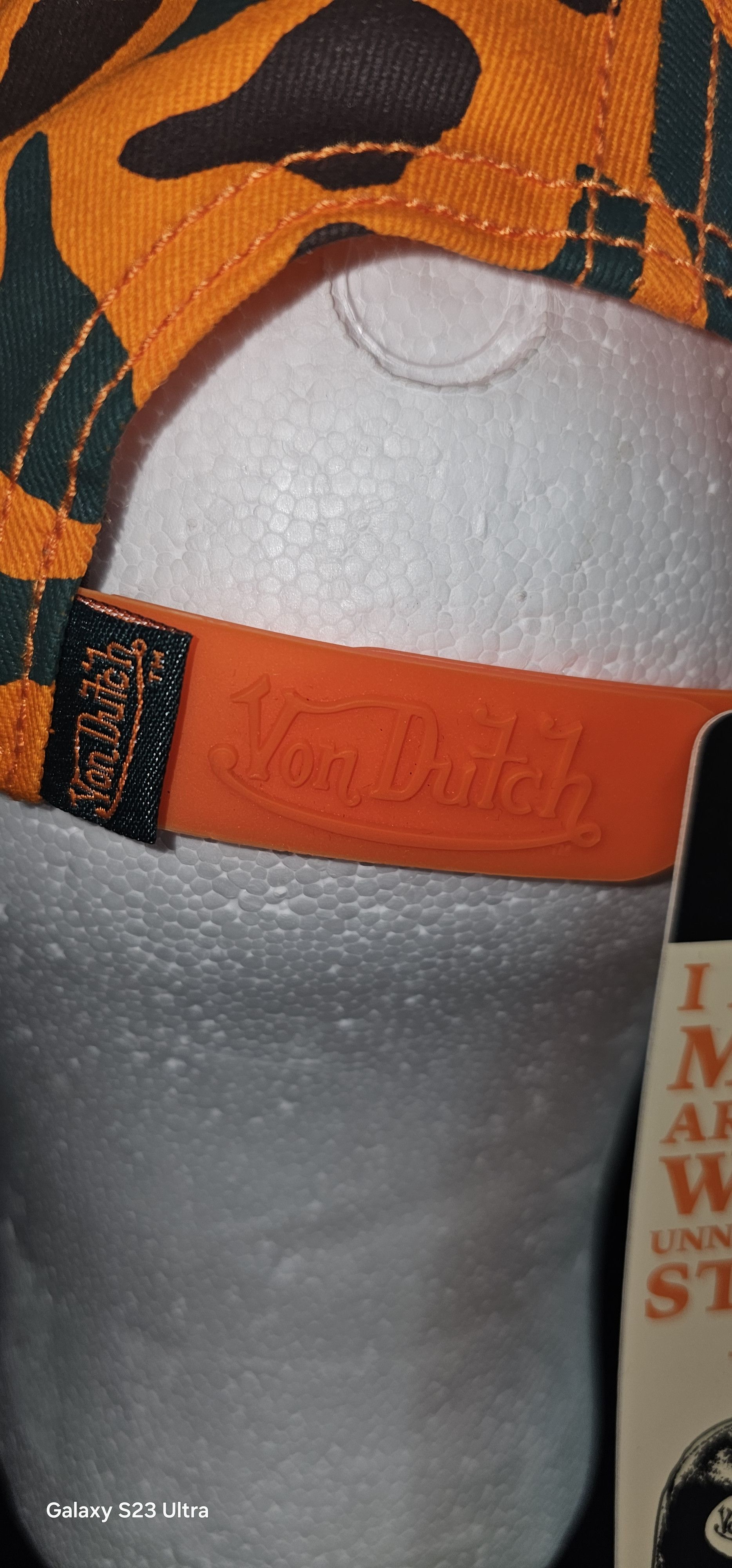 Von Dutch ORANGE CAMOUFLAGE VON DUTCH TRUCKER STYLE Size ONE SIZE - 4 Thumbnail