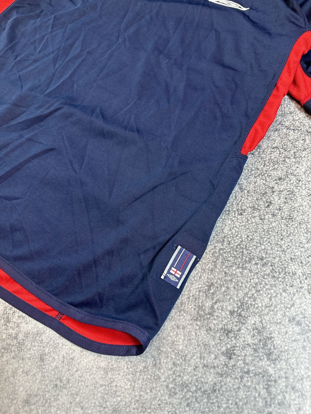 Umbro × Vintage Vintage Umbro England Soccer Jersey Blokecore Rare Style VTg Size US XL / EU 56 / 4 - 2 Thumbnail