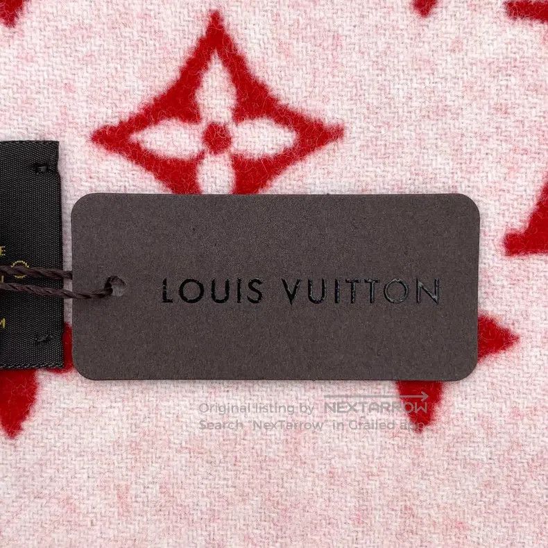 Louis Vuitton Louis Vuitton Supreme co-branded red logo floral print woo Size ONE SIZE - 9 Thumbnail