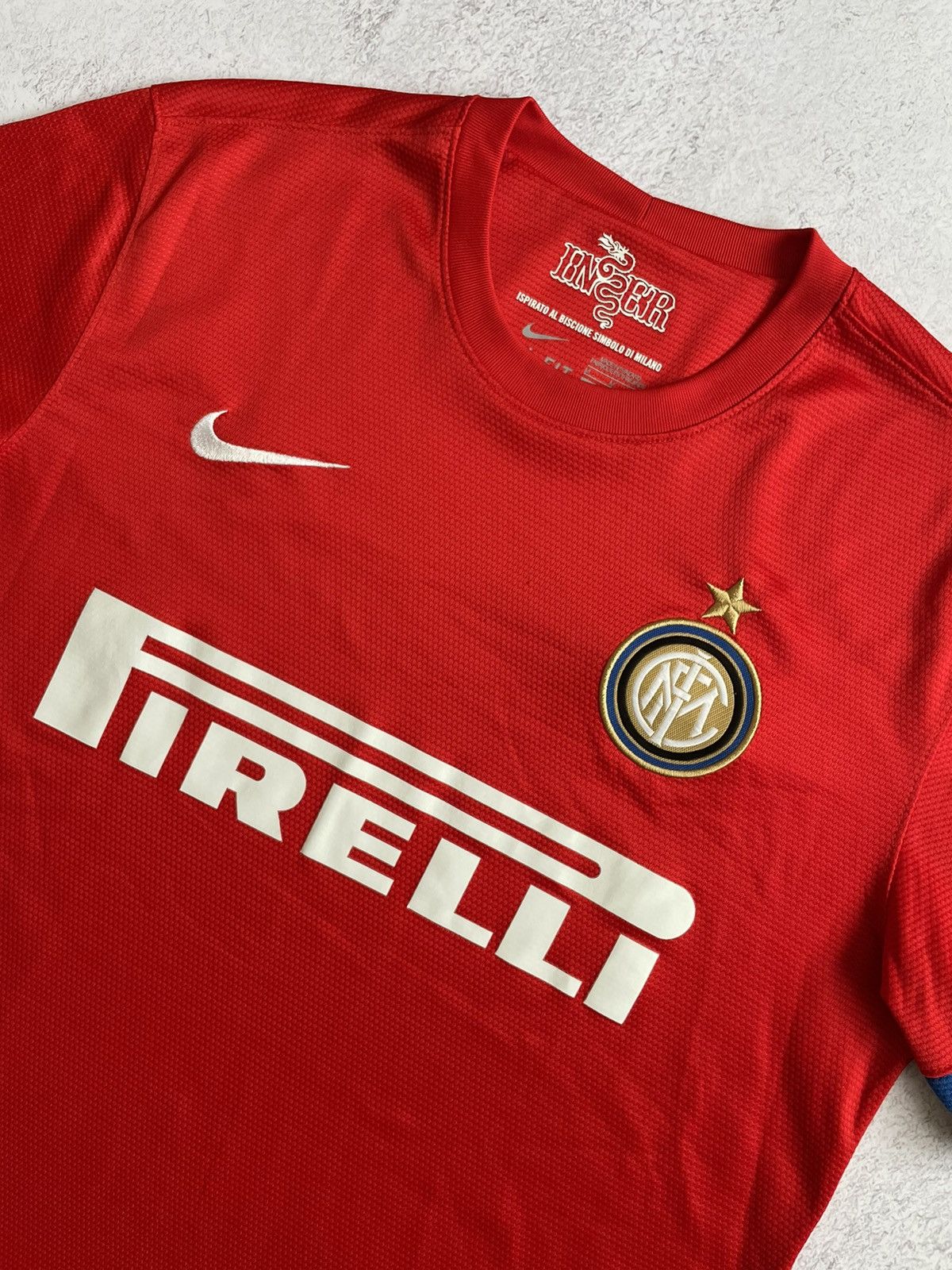 Nike Nike Inter Milan FC 2012/2013 Away Football Shirt Jersey M Size US M / EU 48-50 / 2 - 2 Thumbnail