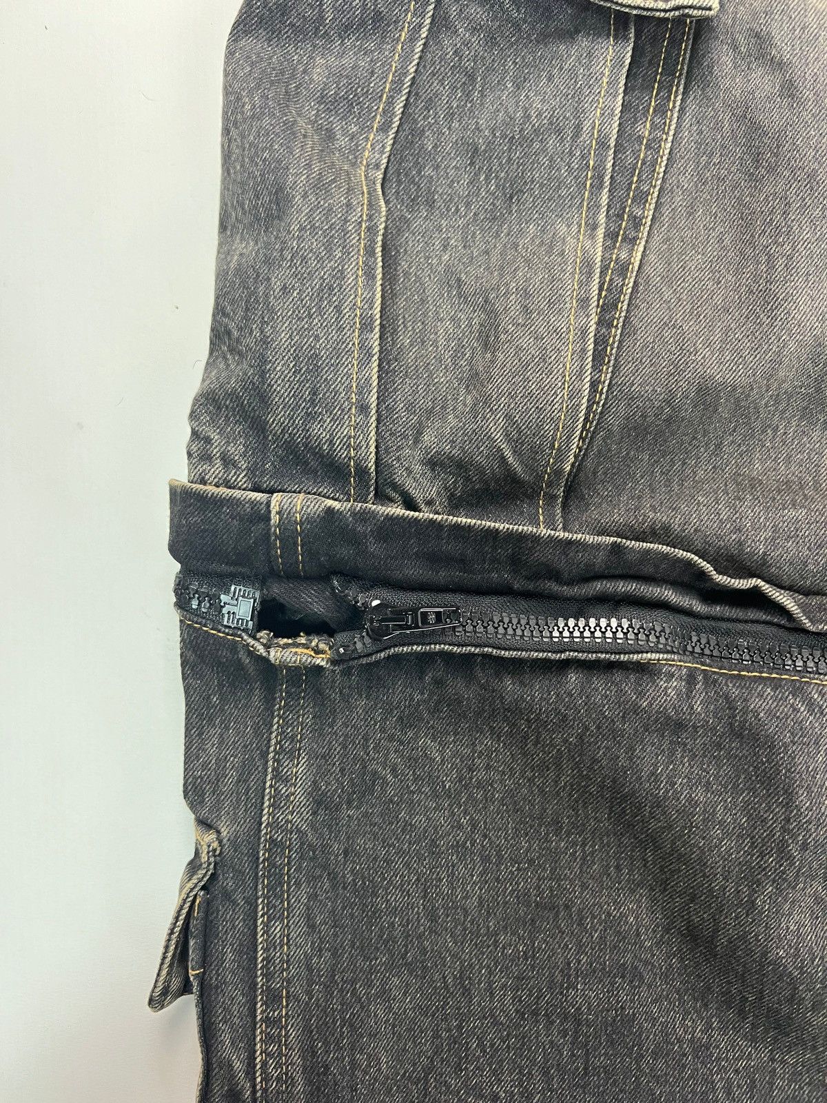 Balenciaga Balenciaga Japanese Denim Convertible Cargo Jeans Size US 34 / EU 50 - 4 Thumbnail