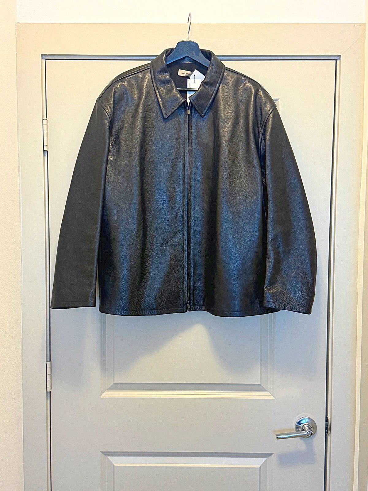 Fear of God Fear of God Full Grain Leather Jacket Size US L / EU 52-54 / 3 - 2 Thumbnail