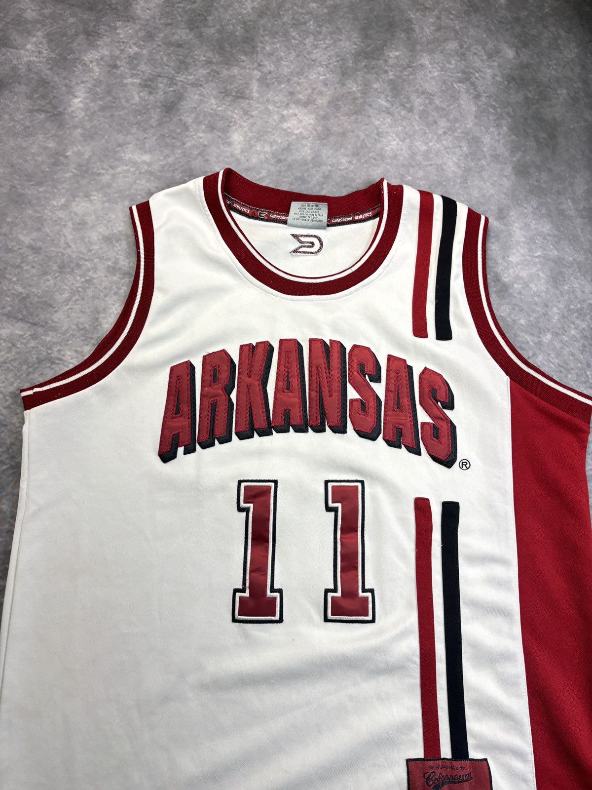 Vintage Vintage Arkansas Razorbacks Basketball Jersey College NCAA Size US L / EU 52-54 / 3 - 3 Thumbnail