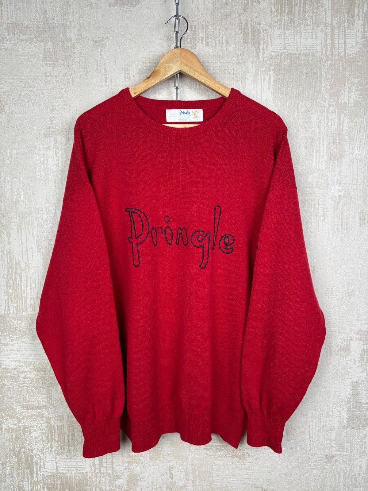 Pringle Of Scotland Vintage Pringle Sports Made Scotland Wool Crew Neck Sweater Size US XL / EU 56 / 4 - 11 Thumbnail