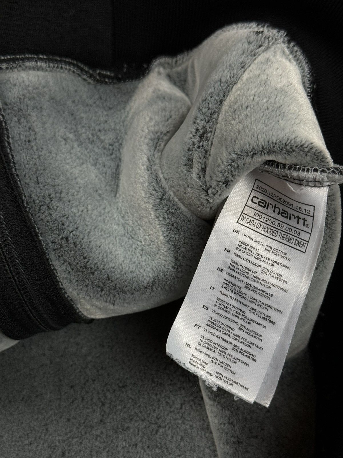 Carhartt Zip hoodie Carhartt Car-Lux Thermo Sweat original skate item Size US M / EU 48-50 / 2 - 4 Thumbnail