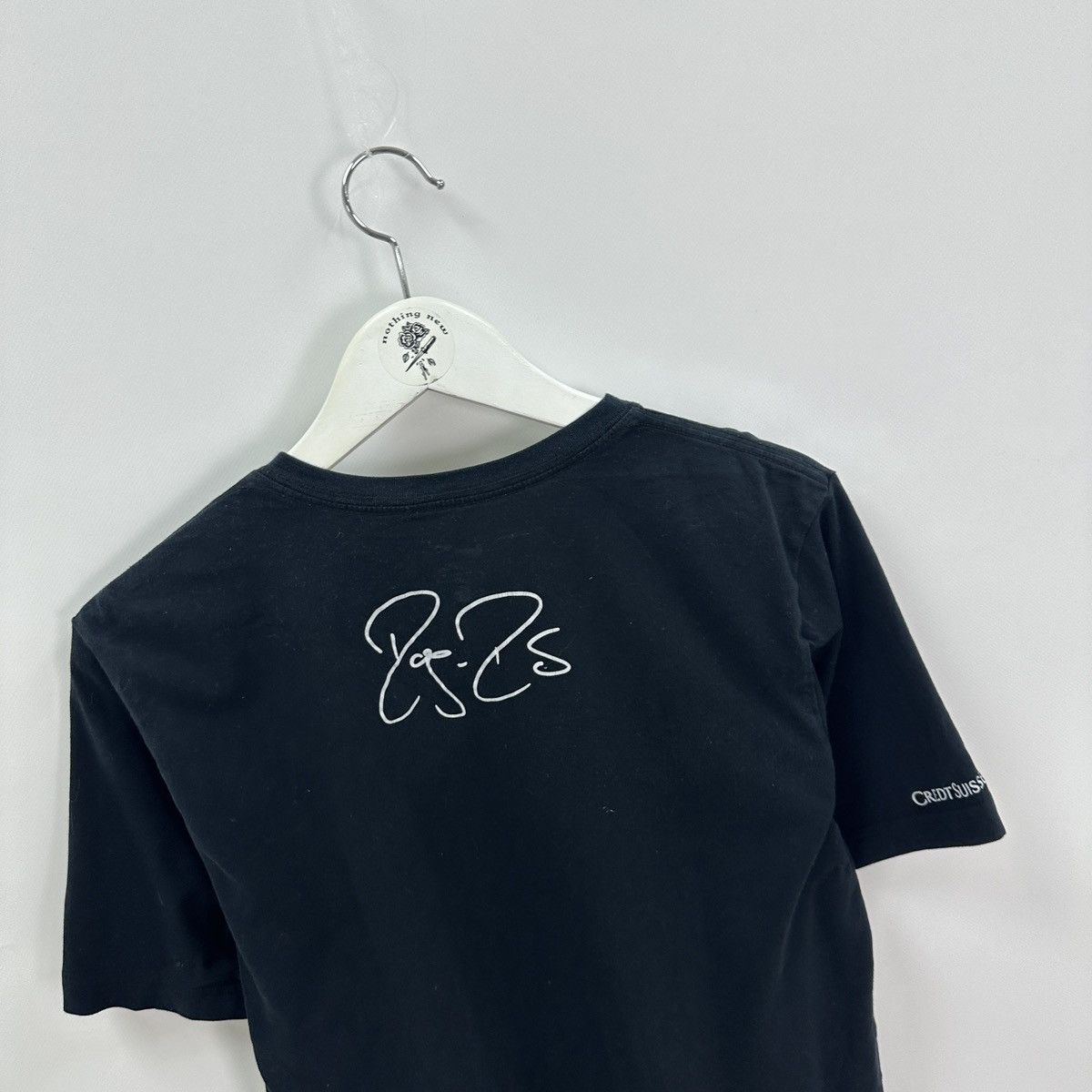 Vintage Vintage 00s Roger Federer Nike Autograph tee Tennis black Size US M / EU 48-50 / 2 - 6 Thumbnail