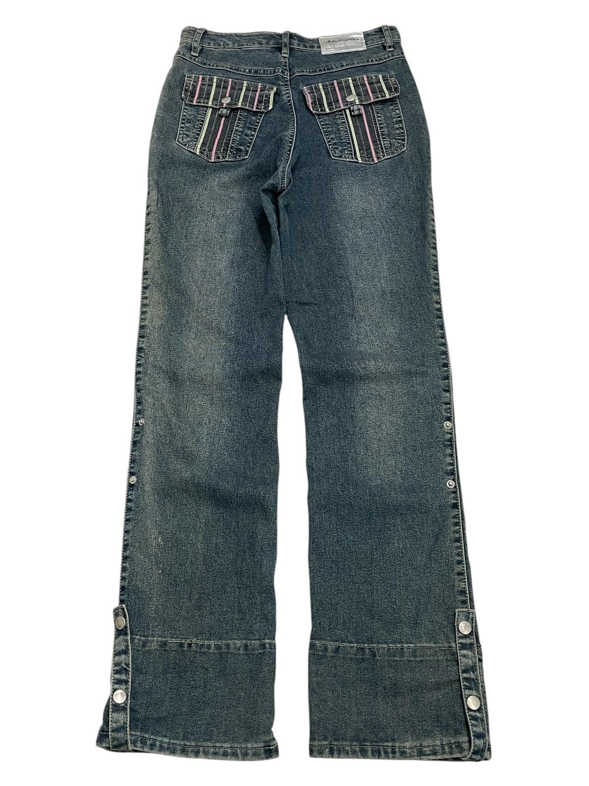 Hysteric Glamour × Japanese Brand Mekeyla Old Vintage Japanese Design 2 Length Seam Pants Size US 26 / EU 42 - 3 Thumbnail