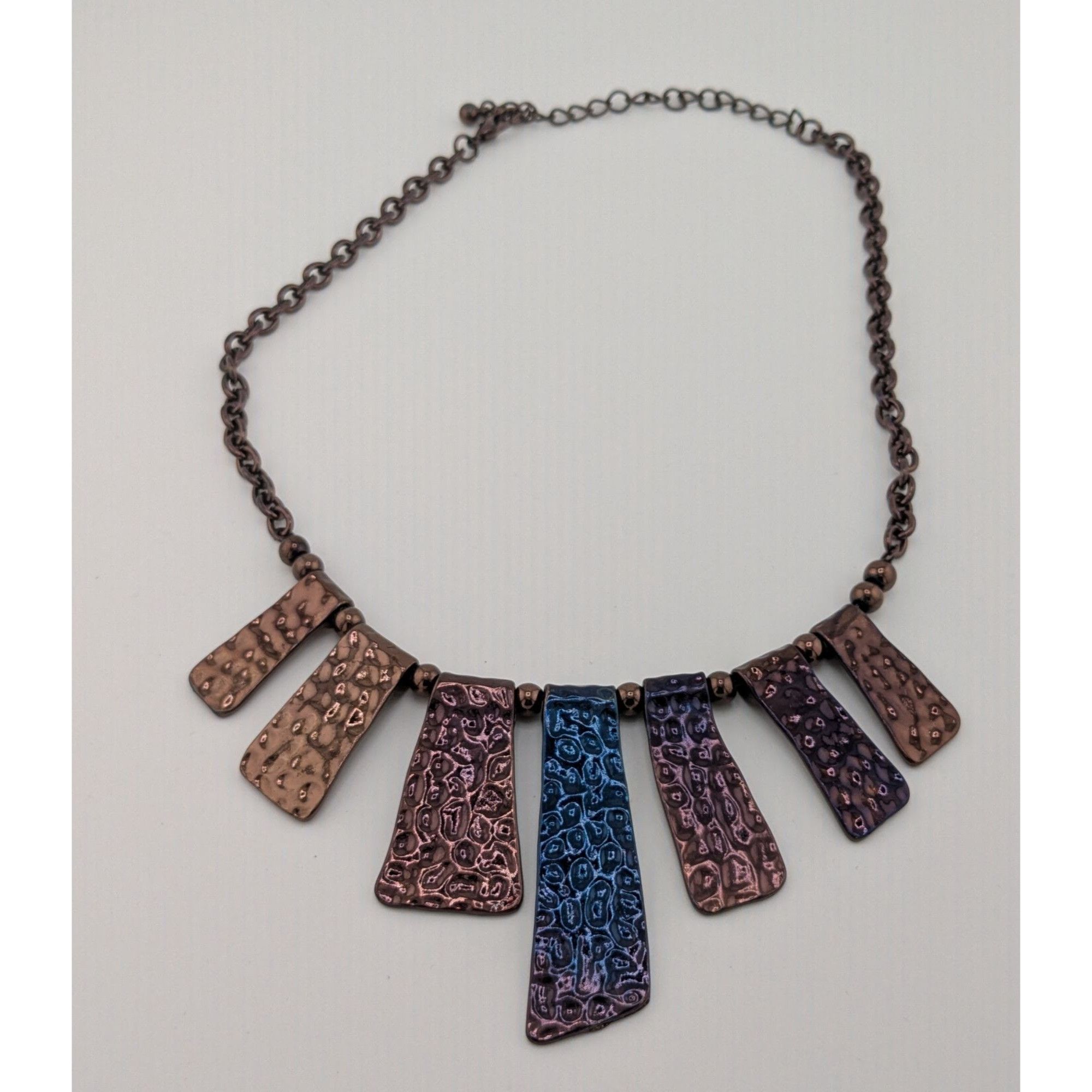Other Brutalist Anodized Textured Cascade Bib Necklace Size ONE SIZE - 4 Thumbnail