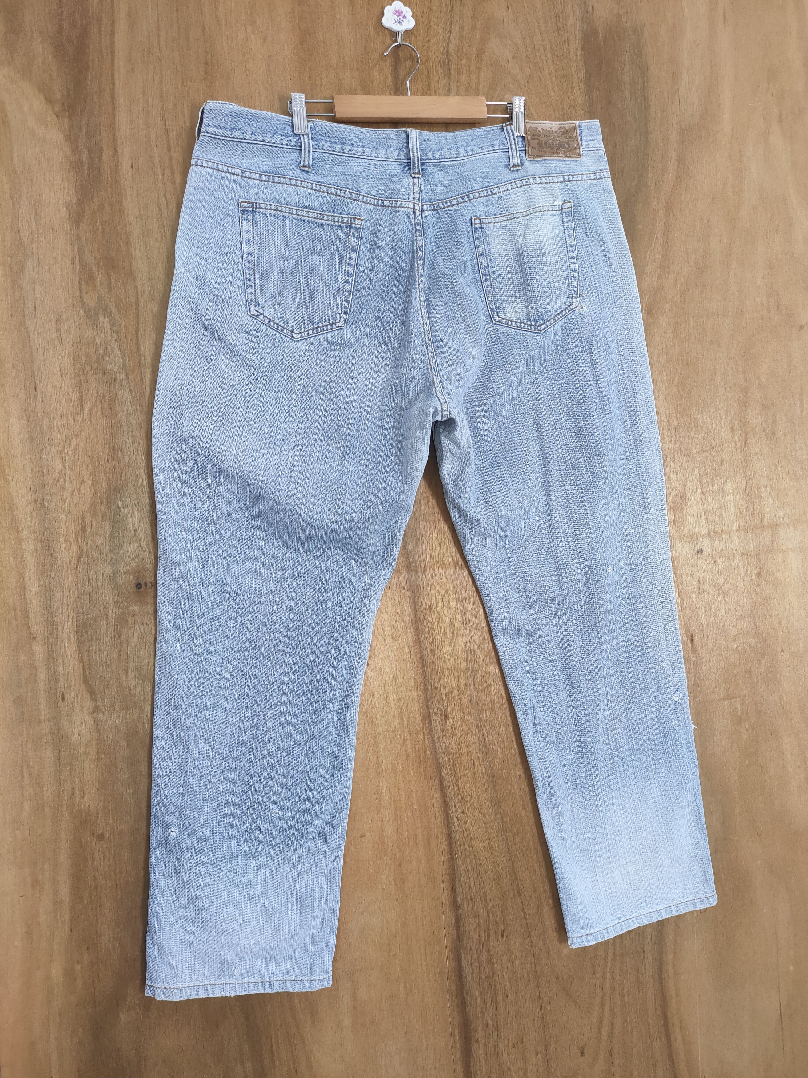 Japanese Brand × Jean VINTAGE CASER FADED DISTRESSED JEANS PANTS Size US 42 / EU 58 - 2 Thumbnail