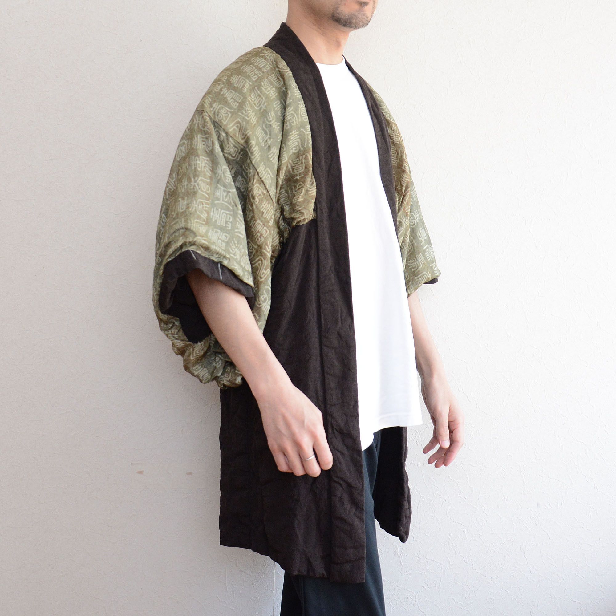 Japanese Brand × Vintage Haori Kimono Japanese Vintage Jacket Chirimen Fabric Size US M / EU 48-50 / 2 - 11 Thumbnail