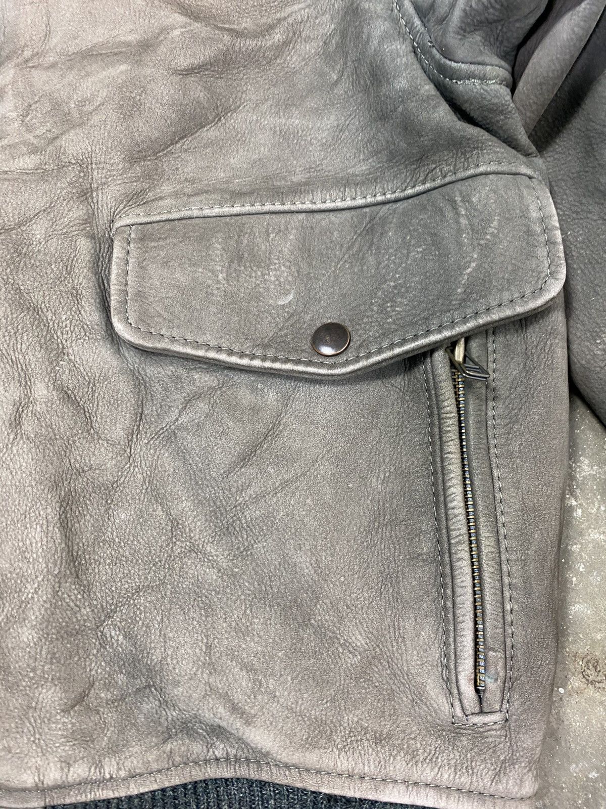 Genuine Leather Vintage Harolds Gear Leather Jacket Size US M / EU 48-50 / 2 - 9 Thumbnail