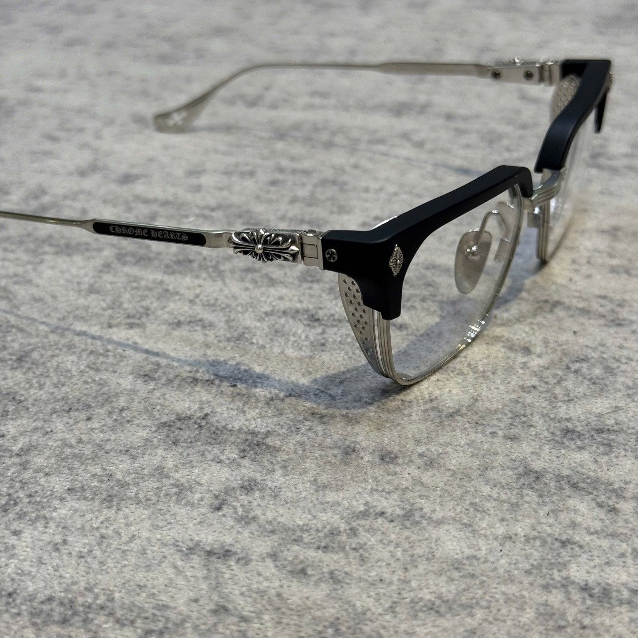 Chrome Hearts CHROME HEARTS LGMA Matte Black/Brushed Silver Size ONE SIZE - 3 Thumbnail