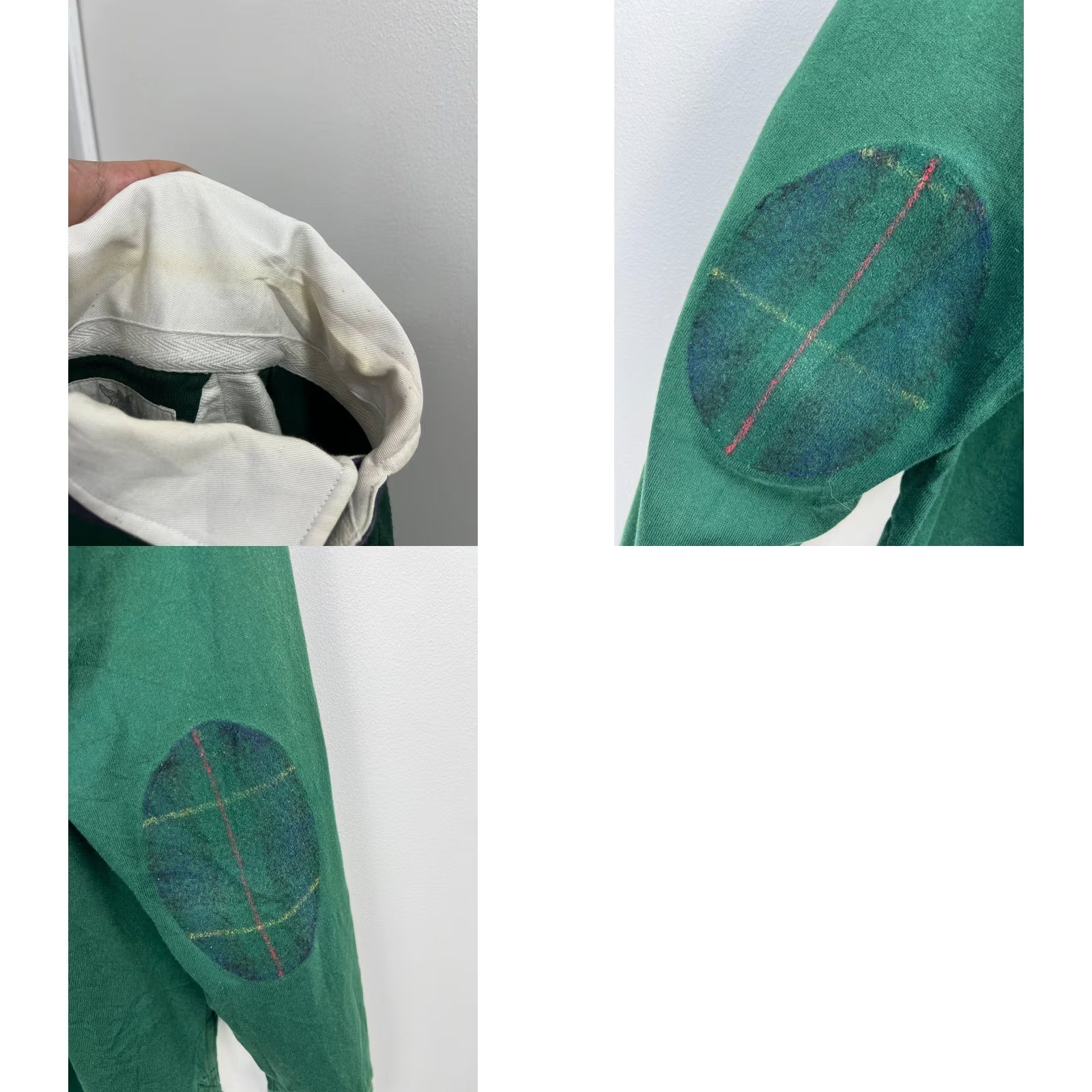 Hackett Hackett London Vintage Rugby Shirt Size M Green Long Sleeve Collared Buttoned Mens Vintage Rugby Shirt Size US M / EU 48-50 / 2 - 9 Thumbnail