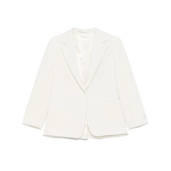 Calvin Klein CALVIN KLEIN Women Suit Jackets K20K208240 CHALK WHITE Size M / US 6-8 / IT 42-44 - 1 Thumbnail