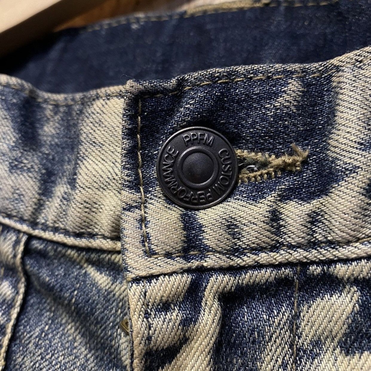 Beauty Beast × Japanese Brand × PPFM PPFM Curve Denim Jeans Pants Size US 32 / EU 48 - 8 Thumbnail