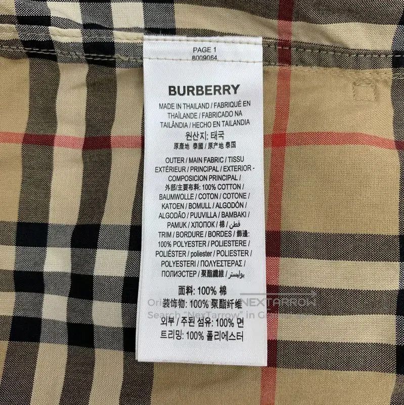 Burberry Burberry Brown Cotton Long Sleeve Dress. Size XL / US 12-14 / IT 48-50 - 7 Thumbnail