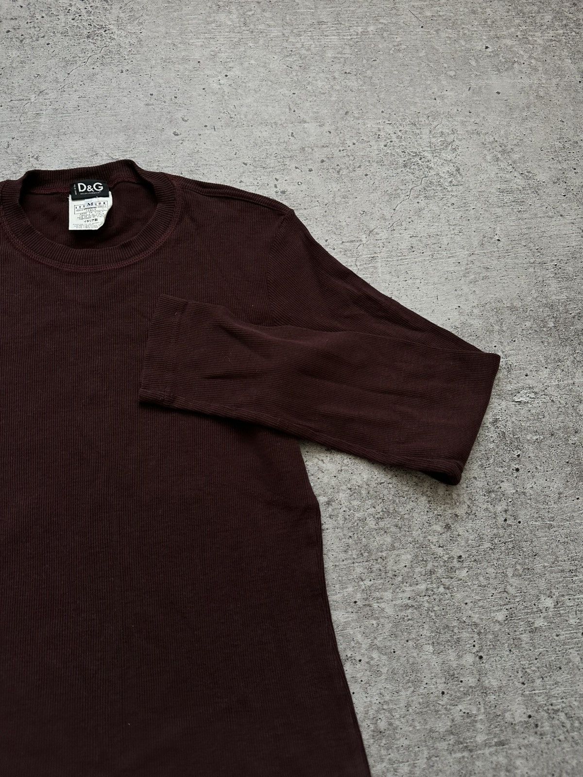 Dolce & Gabbana × Vintage Women's Dolce Gabbana Burgundy Light Sweater Size S / US 4 / IT 40 - 2 Thumbnail