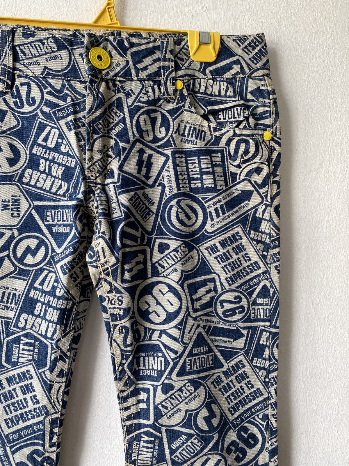 Hysteric Glamour × Japanese Brand Japanese Brand Original Jeans Fullprint Design Denim Size US 32 / EU 48 - 7 Thumbnail