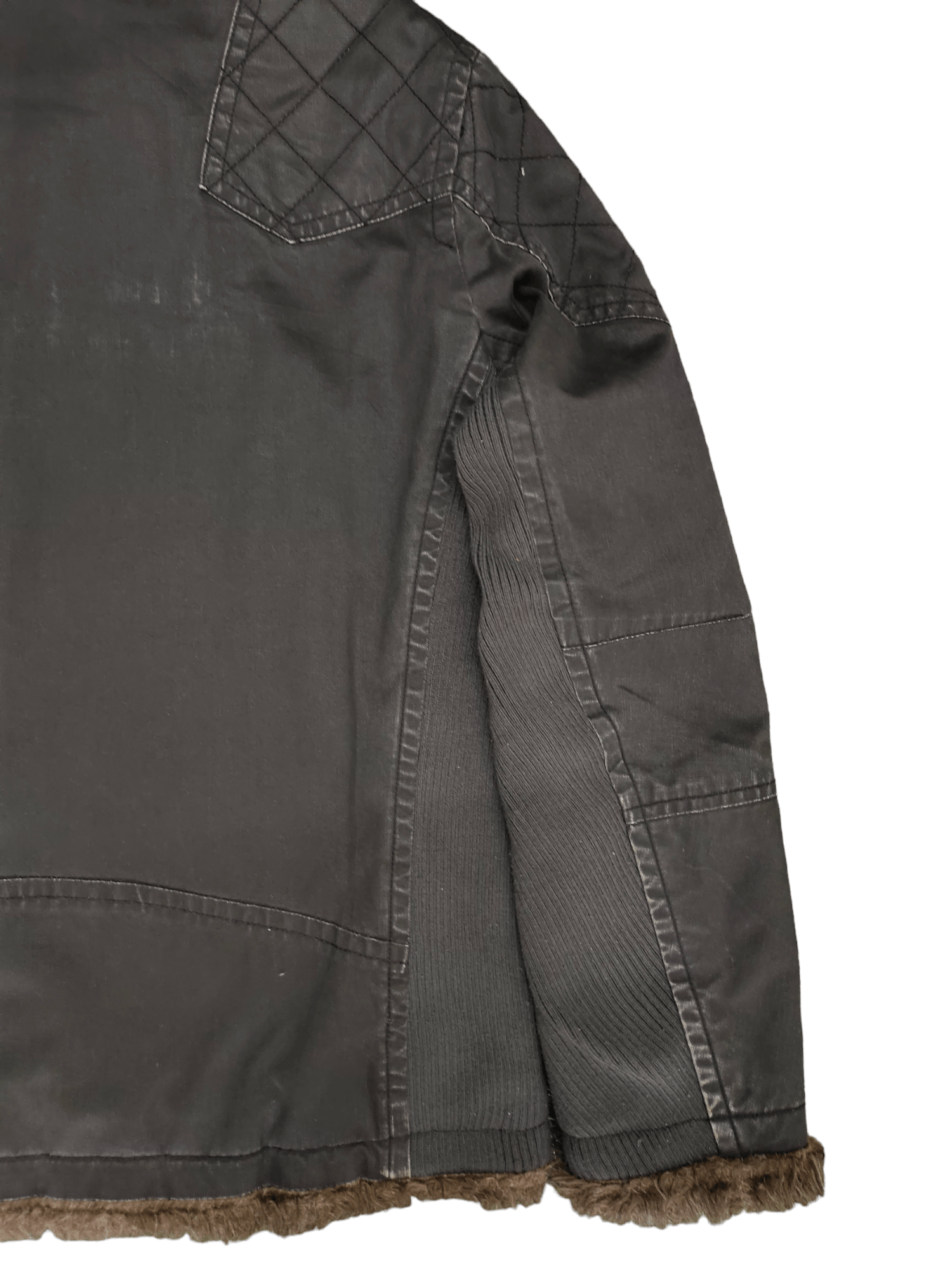 Chevignon Chevignon Waxed Faux Fur Zip Jacket Ifsixwanine lgb Style Size US L / EU 52-54 / 3 - 11 Thumbnail