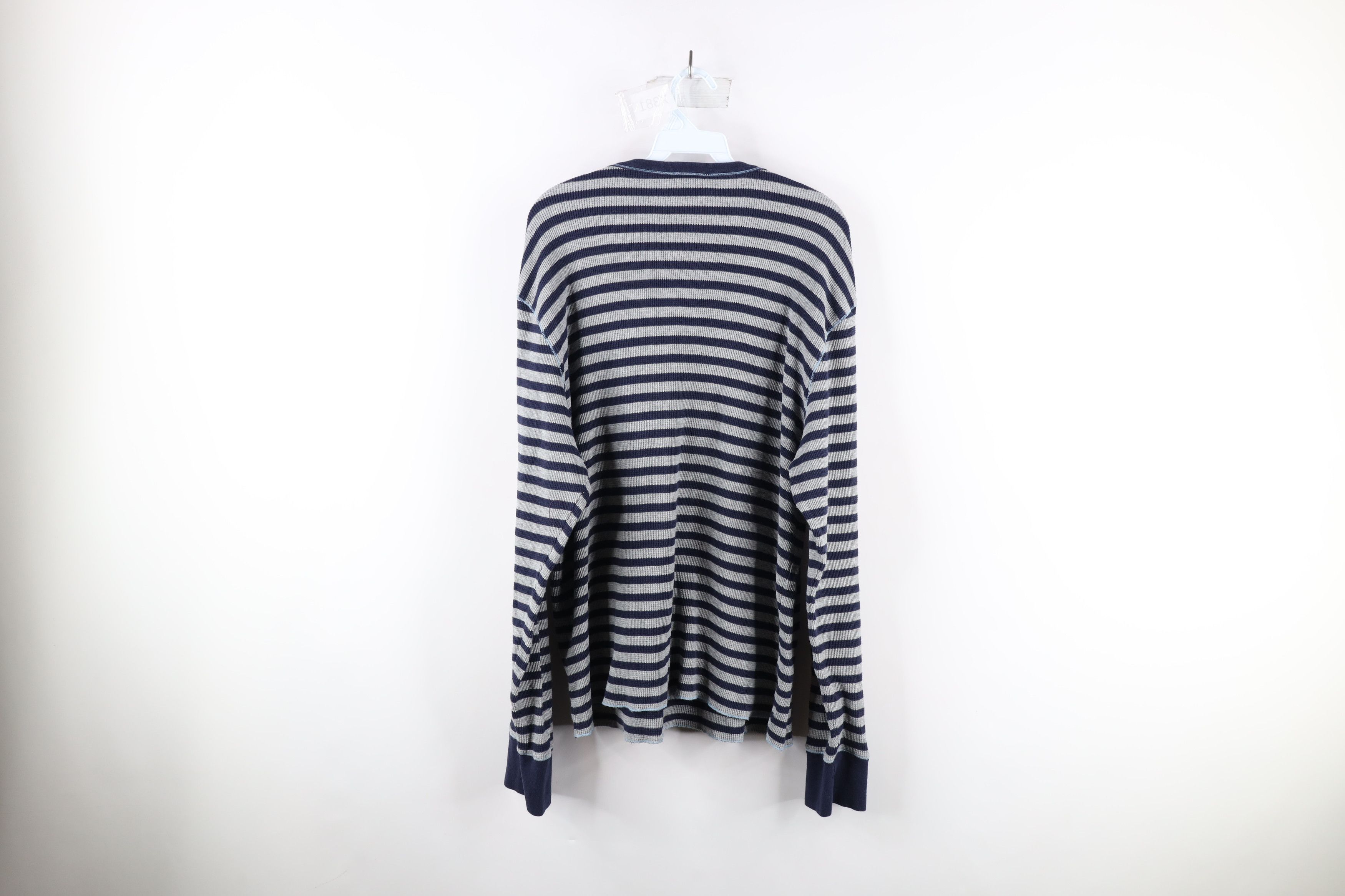 Ralph Lauren Vintage 90s Ralph Lauren Thermal Waffle Knit Henley T-Shirt Size US XXL / EU 58 / 5 - 6 Thumbnail