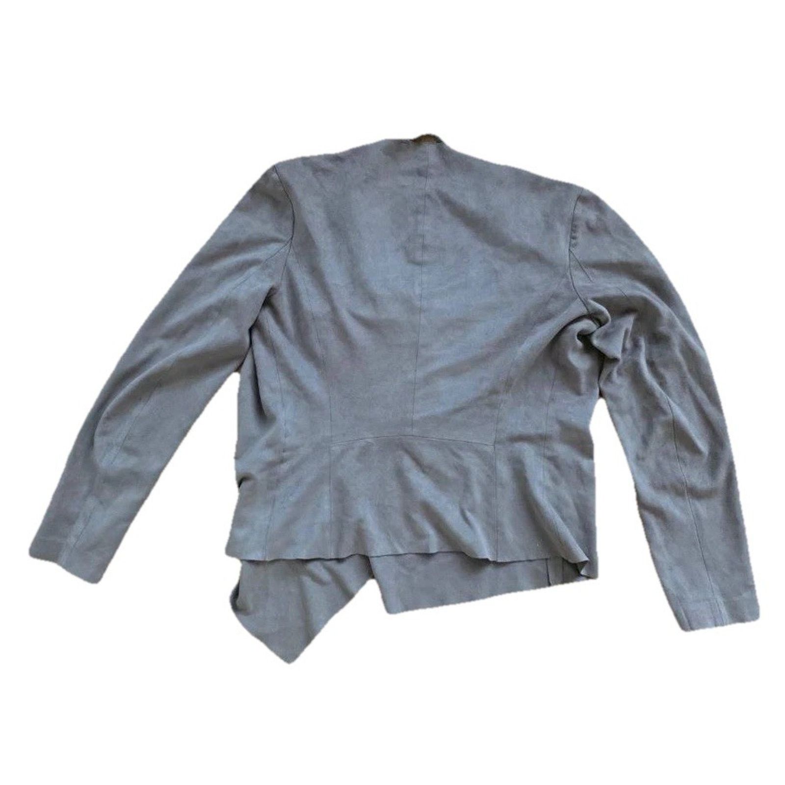 Zara Zara Woman Top Suede Jacket Cardigan Small A001175 Size S / US 4 / IT 40 - 2 Thumbnail