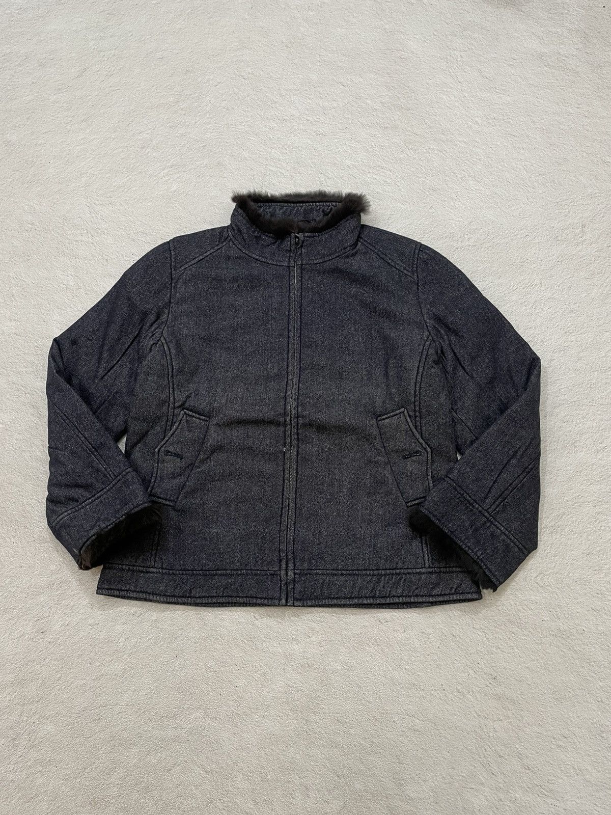 14th Addiction × GOSTAR DE FUGA Fuga Waxed Double Zip Faux Fur