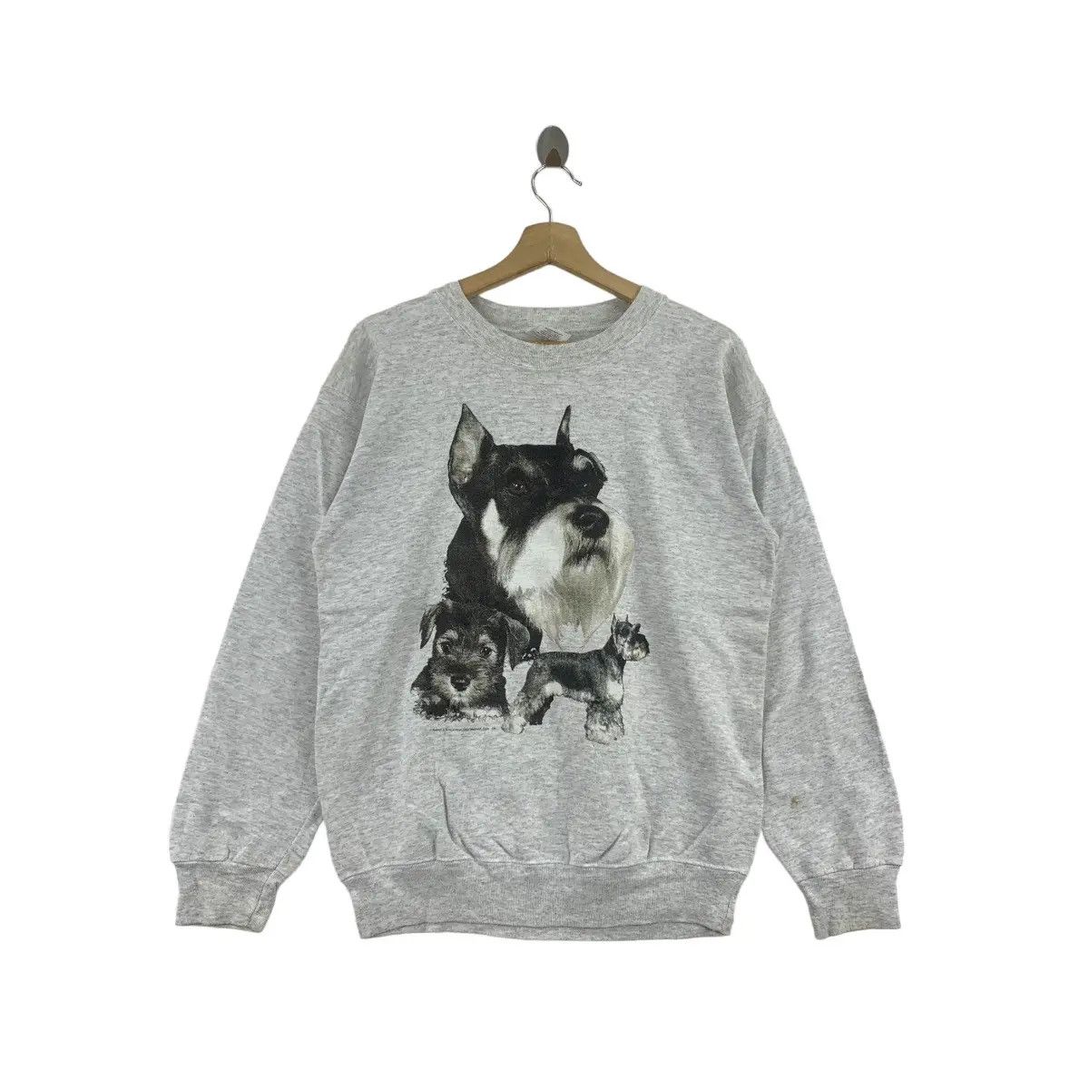 Vintage Vtg 90’ SCHNAUZER ROBERT & EUNICE Dog Pet Sweatshirt Size M / US 6-8 / IT 42-44 - 1 Thumbnail