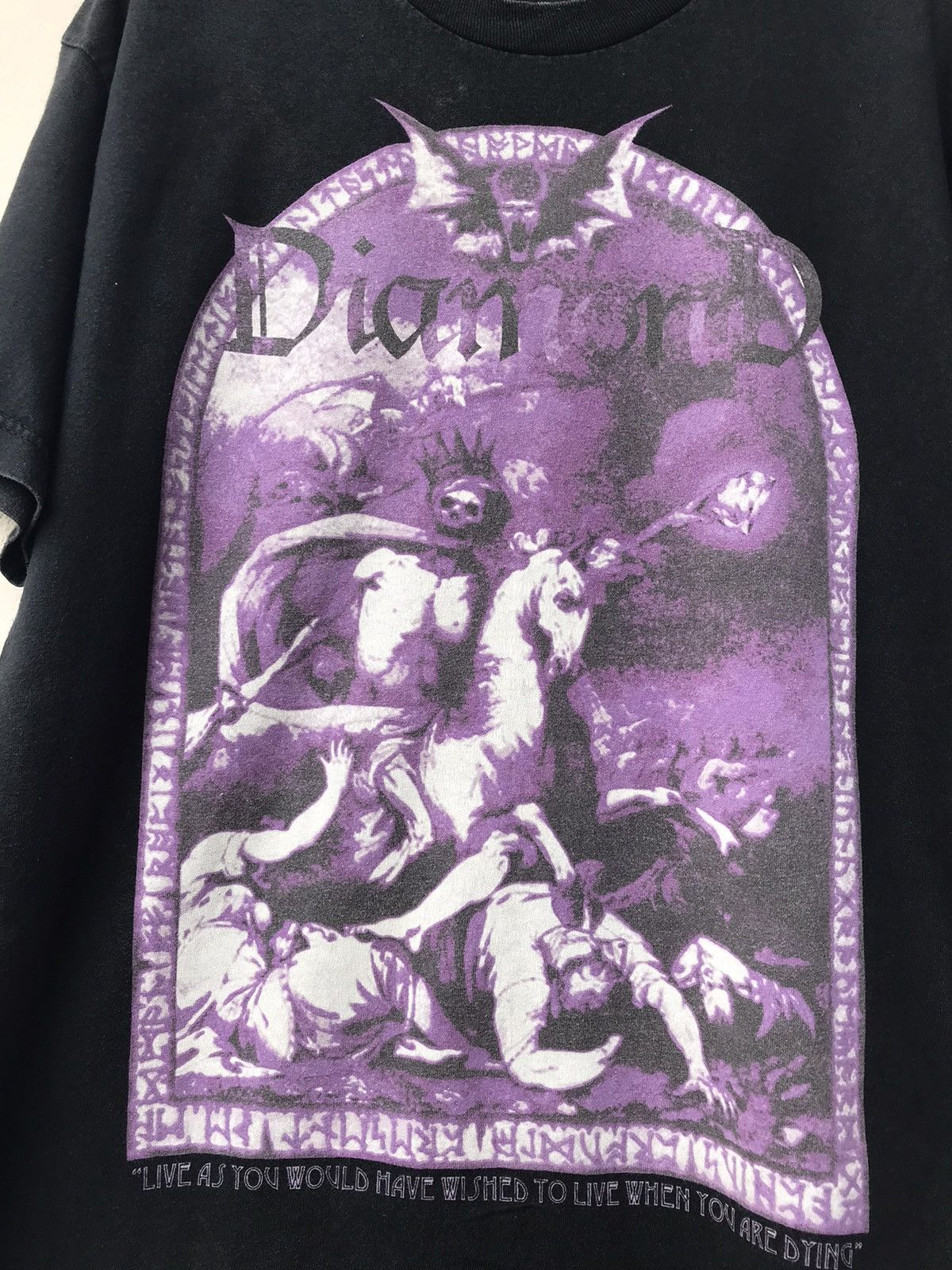 Diamond Supply Co. Vintage Diamond Supply Co Distressed Tee skategang surfstyle Size US L / EU 52-54 / 3 - 5 Thumbnail