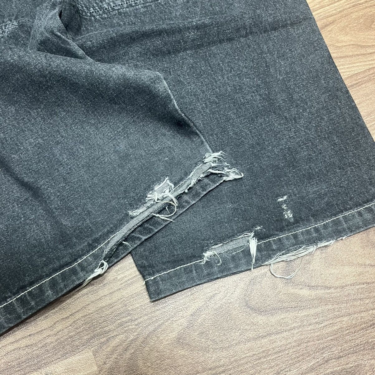 Other Vintage 90s Grass Hither Embroidery Baggy Cargo Black Size US 42 / EU 58 - 12 Thumbnail