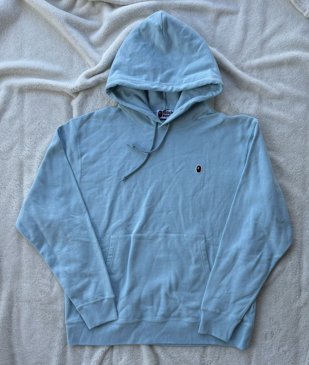 Bape Bape Blue Sax One Point Hoodie - 3 Size US XXL / EU 58 / 5 - 1 Preview