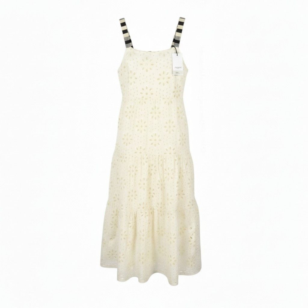 Desigual VEST LEAH M Off White Sequin Midi Dress 89013 Size M / US 6-8 / IT 42-44 - 1 Thumbnail