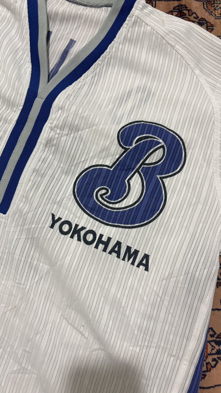 Japanese Brand Vintage yokohama dena baystars jersey baseball japan Size US L / EU 52-54 / 3 - 3 Thumbnail