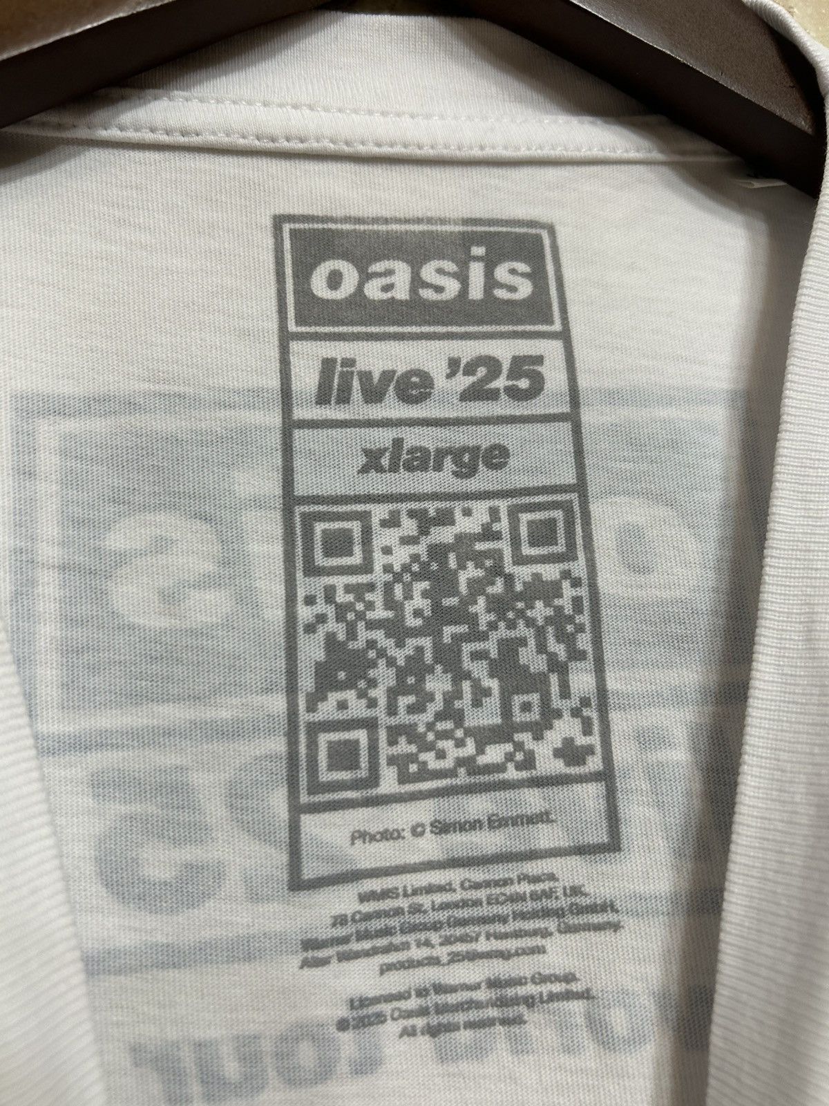 Band Tees Oasis Live '25 World Tour Rock Pop T-Shirt Size US XL / EU 56 / 4 - 5 Thumbnail