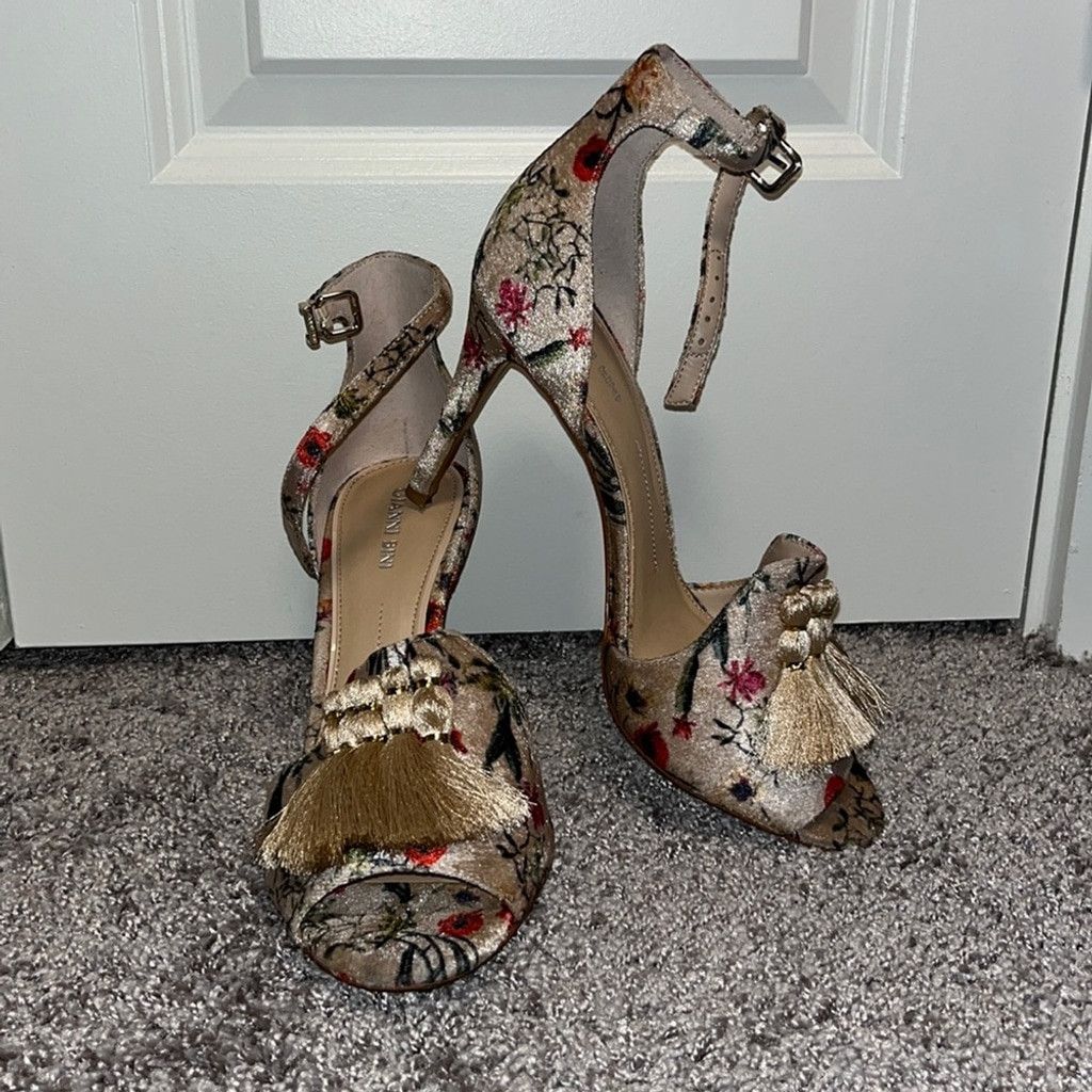 Unknown London Gianni Bini Marrako Natural Heels - W 10 Size US 10 / IT 40 - 3 Thumbnail