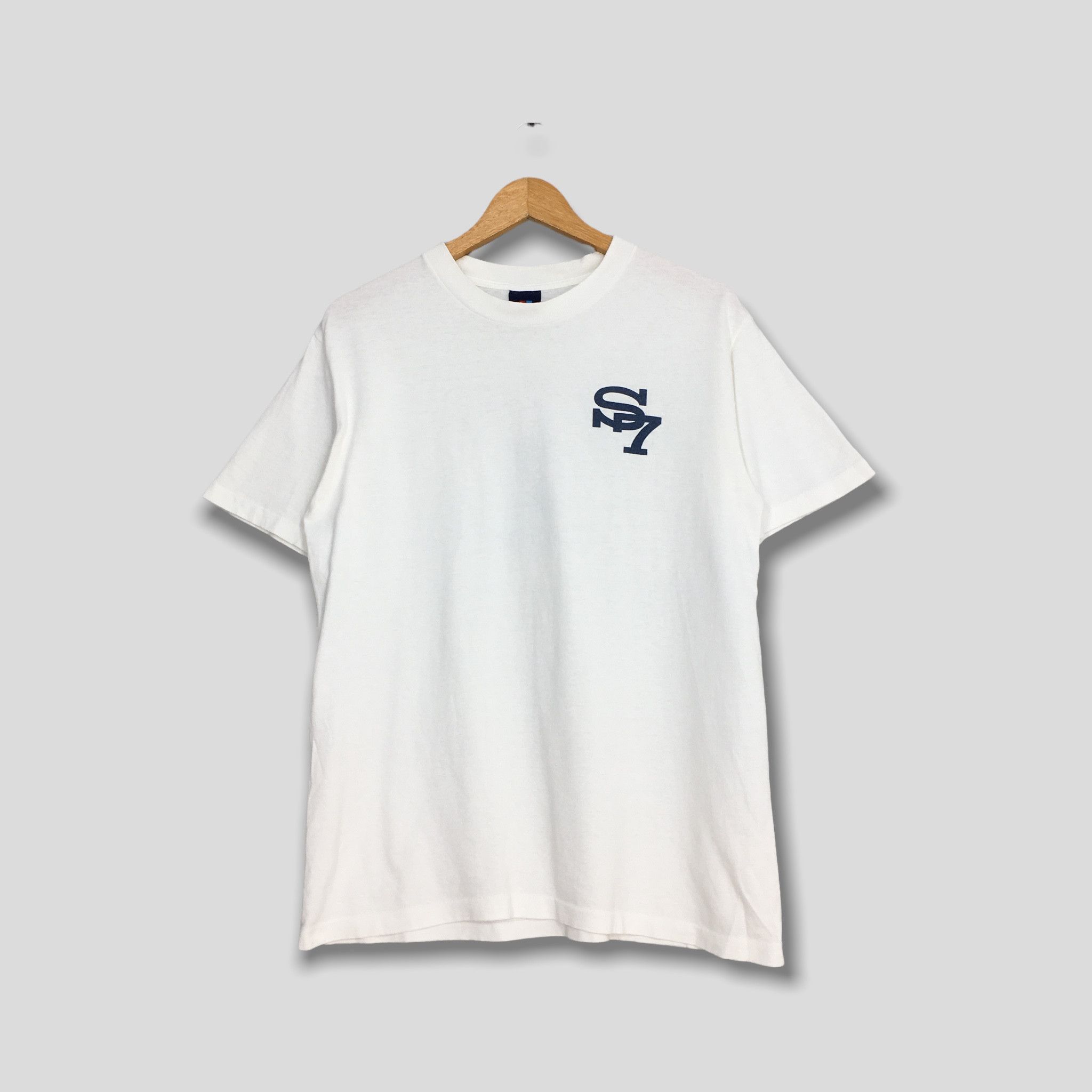 Stussy × Vintage Vintage 80s Stussy Usa Skaters S7 Tribe Tshirt Medium Size US M / EU 48-50 / 2 - 2 Thumbnail