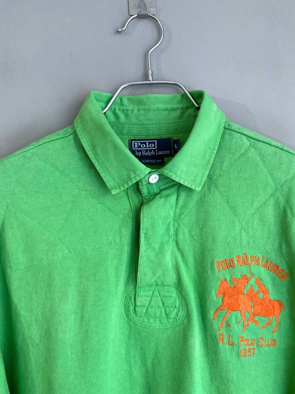 Polo Ralph Lauren × Vintage Vintage Polo Ralph Lauren Big Logo Y2K Rugby Shirt, Size L Size US L / EU 52-54 / 3 - 4 Thumbnail