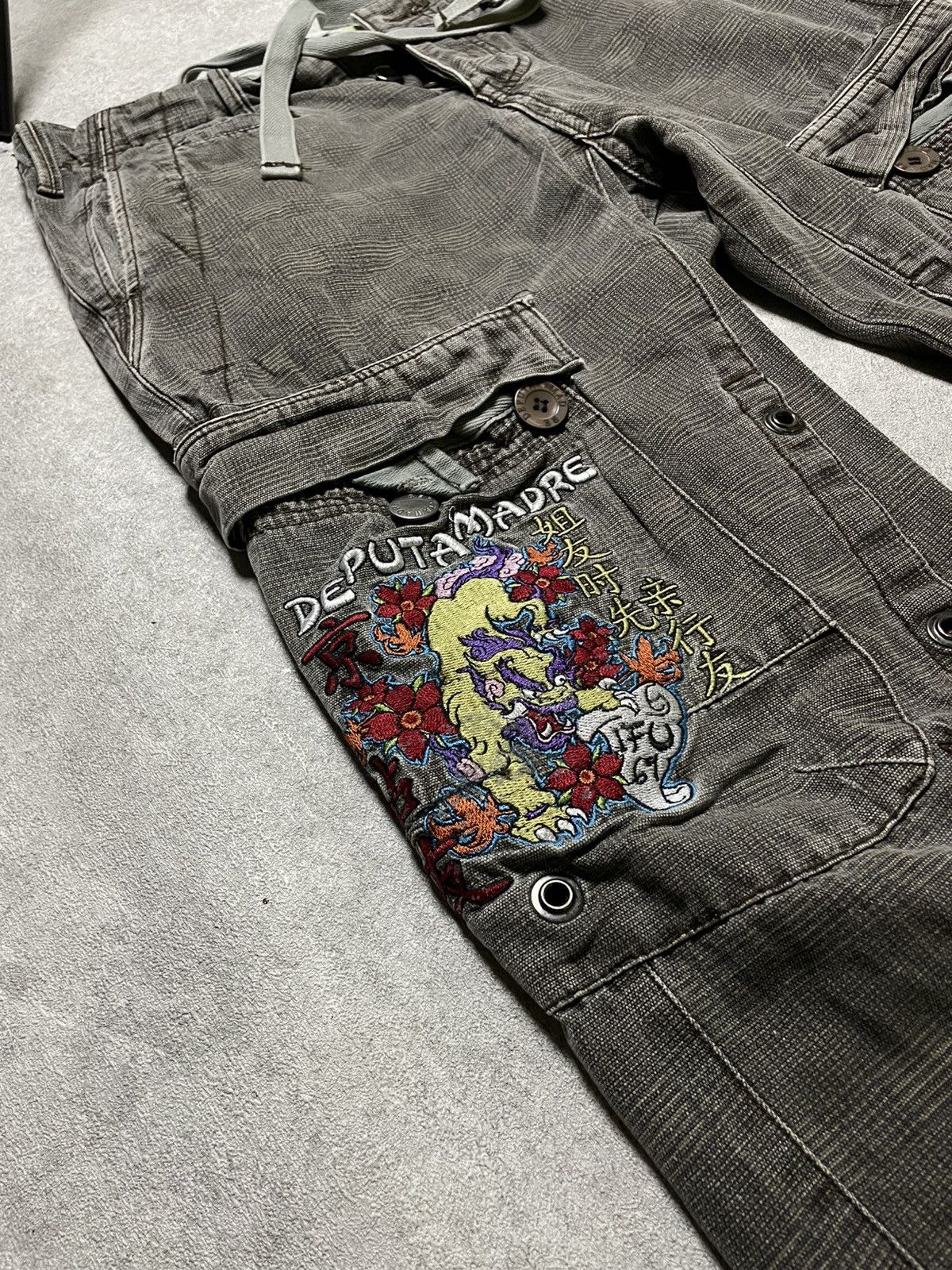 If Six Was Nine Skull DE PUTA MADRE Archive Denim Japan DPM69 Size US 30 / EU 46 - 3 Thumbnail