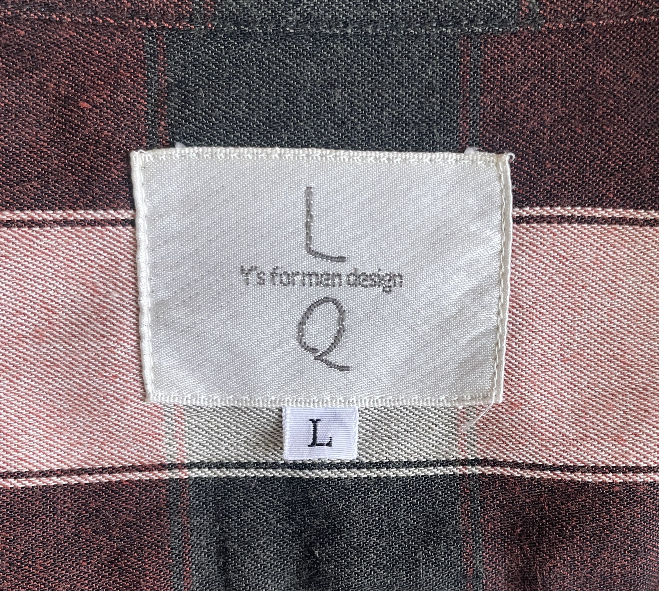 Yohji Yamamoto Yohji Yamamoto Double Pockets Stripped Rayon Shirt Size US XS / EU 42 / 0 - 5 Thumbnail