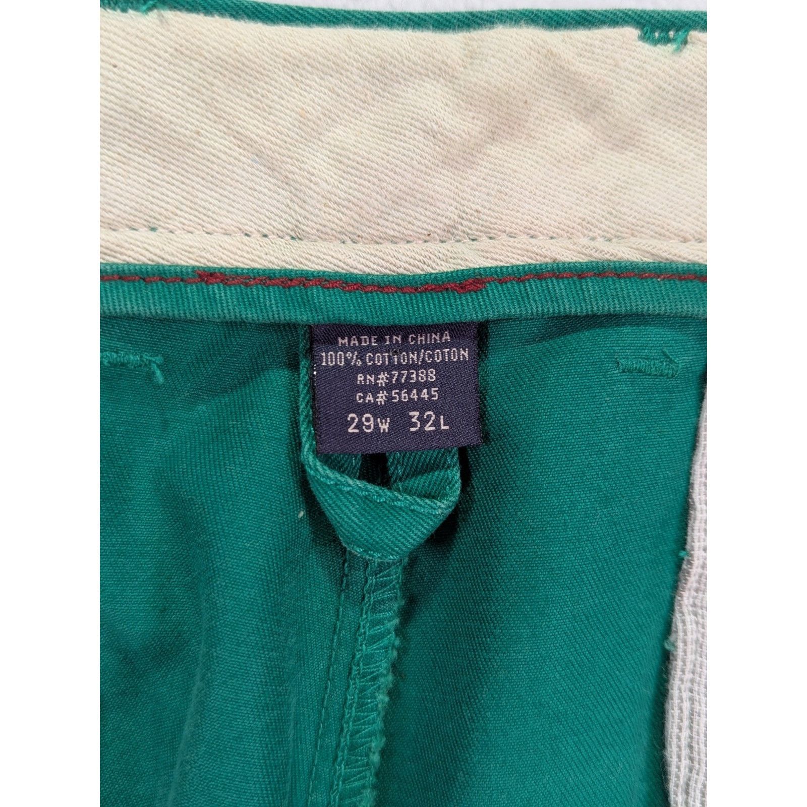J.Crew Size 29WX32L Broken-In Chino Urban Slim Pants Straight Leg Size US 29 - 6 Thumbnail