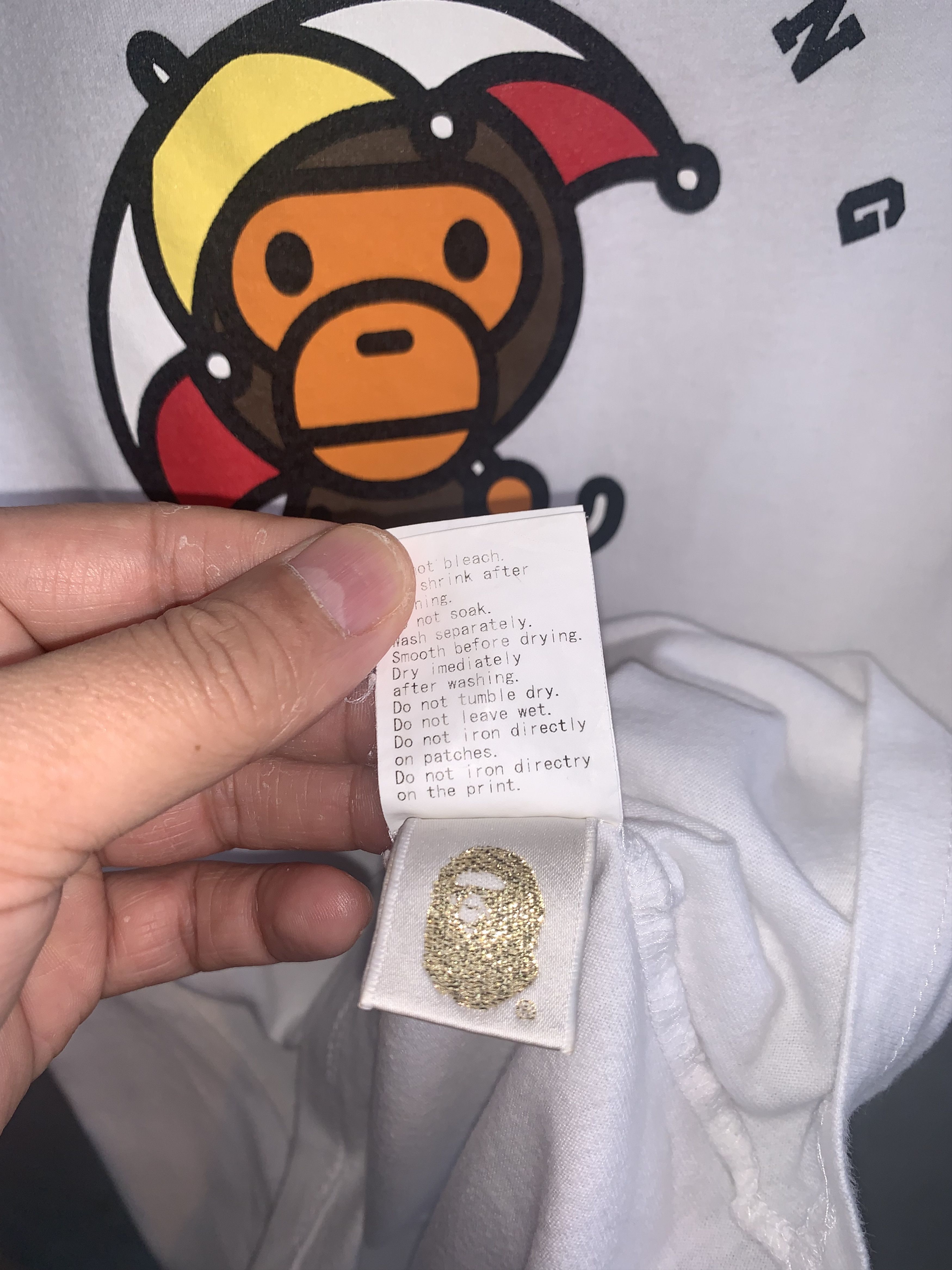 Bape A Bathing Ape Baby Milo Vintage Shirt Size S / US 4 / IT 40 - 8 Thumbnail