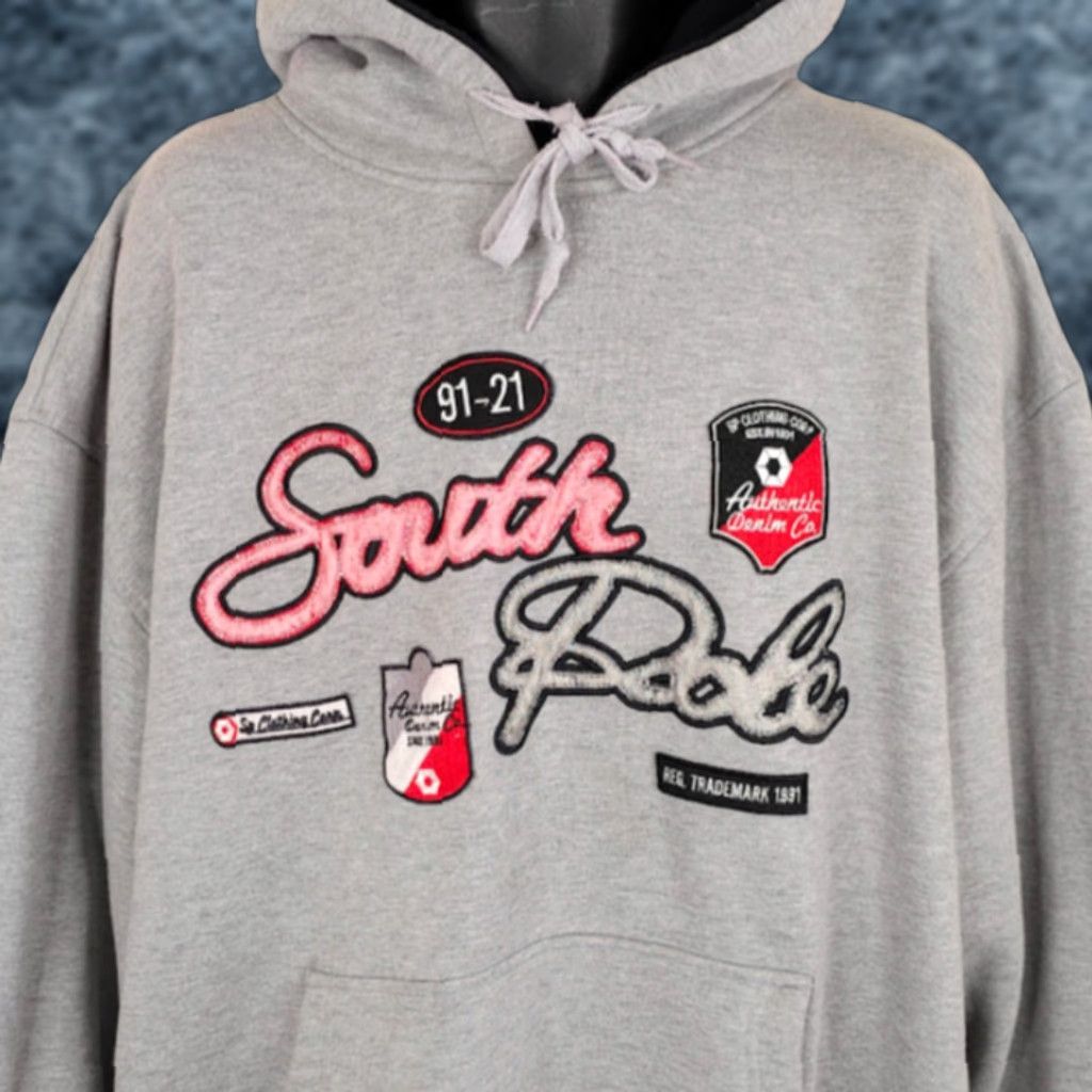 Southpole VINTAGE Southpole Sweatshirt Hoodie Mens 2XL Gray Streetwear Embroidered Y2K JNCO Size US XXL / EU 58 / 5 - 1 Thumbnail