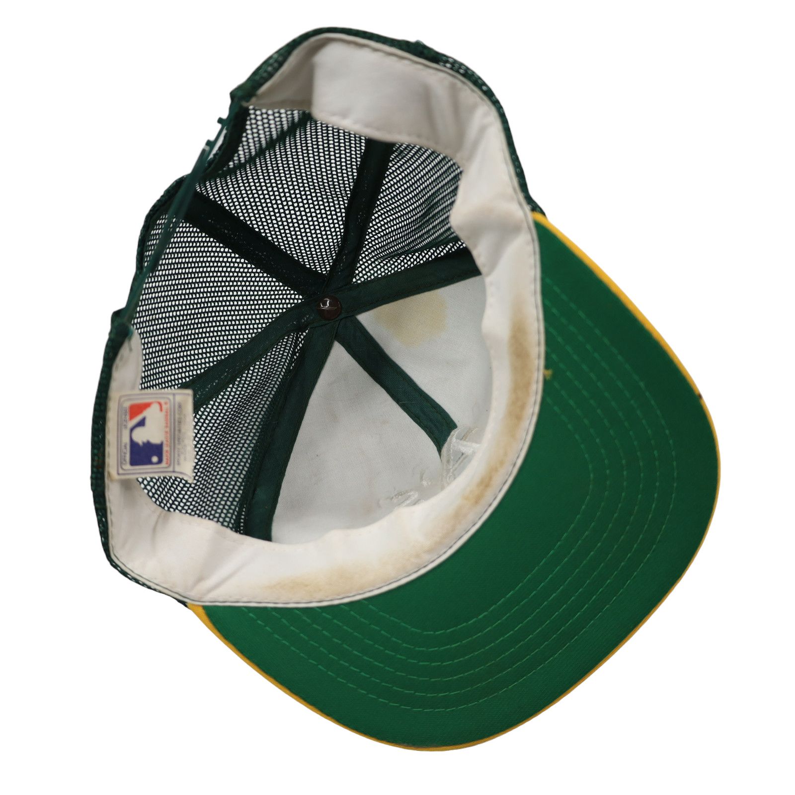 MLB × Sports Specialties × Vintage Vintage 90s Sport Specialties Oakland Athletics Trucker Hat Size ONE SIZE - 4 Thumbnail