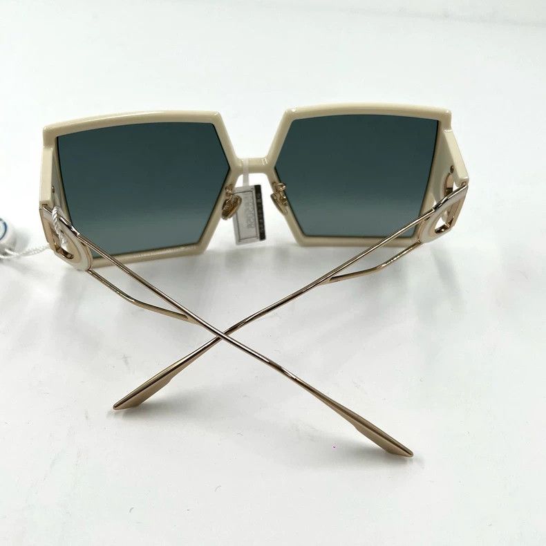 Dior Dior CD white sunglasses square Size ONE SIZE - 4 Thumbnail