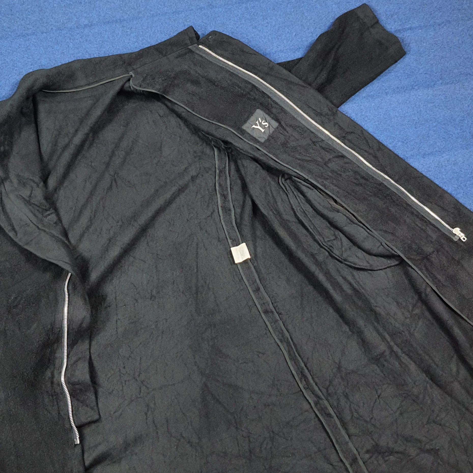 Y's Vintage Y's Yohji Yamamoto Fleece Jacket Overcoat C284N1 Size US XXL / EU 58 / 5 - 6 Thumbnail