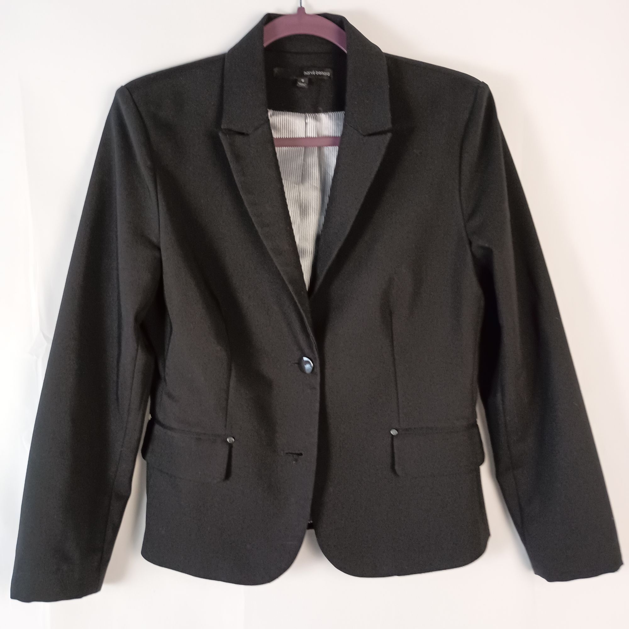 Harve Benard Harve Benard Black Blazer Womens 8 Tailored Career Jacket Bu Size M / US 6-8 / IT 42-44 - 9 Thumbnail